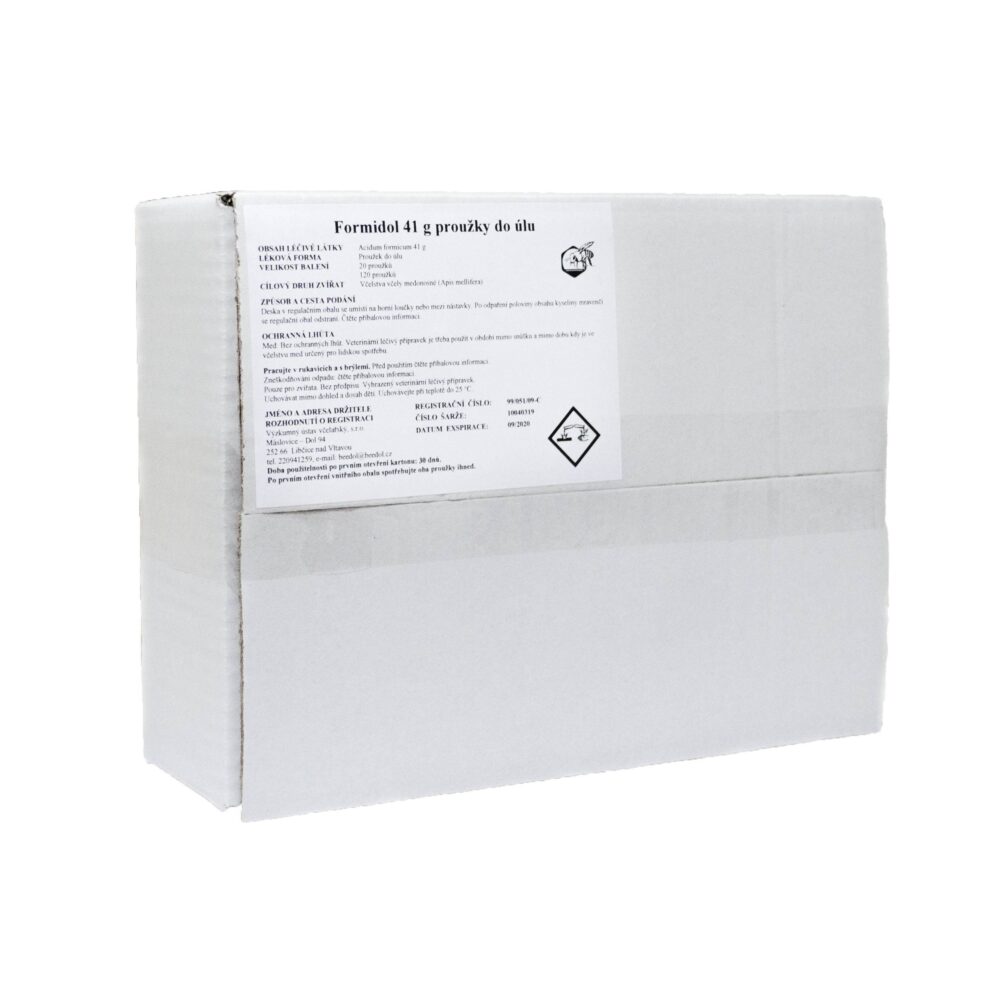 Formidol 41 g proužky do úlu (balení 20 desek)