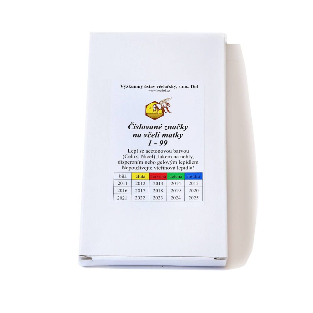 Značky na včelí matky - sada