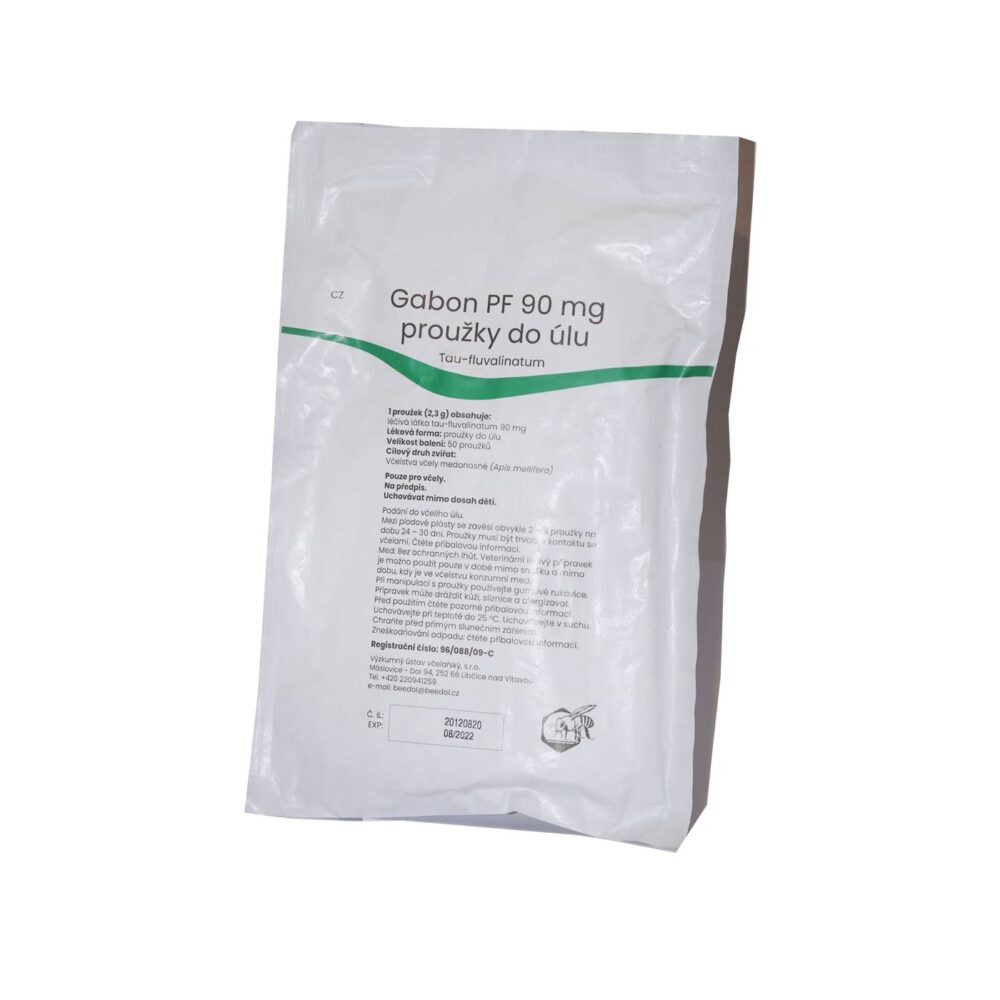 Gabon PF 90 mg proužky do úlu