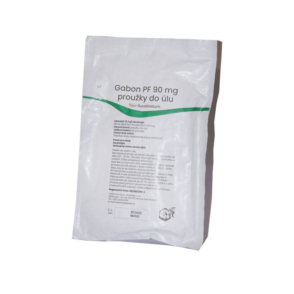 Gabon PF 90 mg proužky do úlu