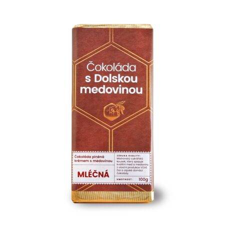 Mléčná čokoláda s Dolskou medovinou
