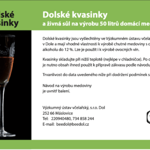Dolské kvasinky na výrobu medoviny - Image 2